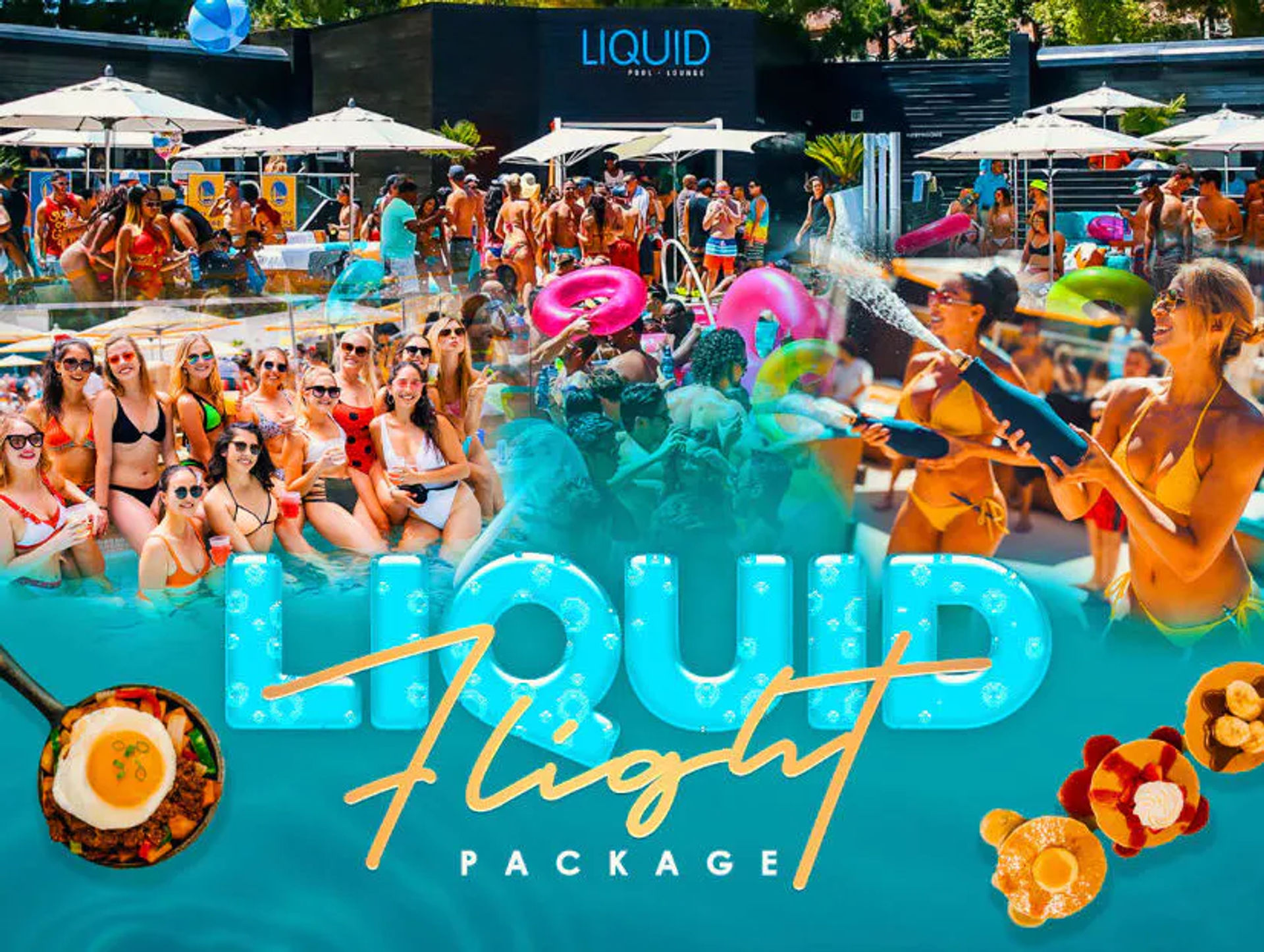 Brunch at FLIGHTS & Pool Party at LIQUID with Limo Pickup, Open Bar Hour and more image 1