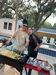 Private Hibachi Catering: Optional Full Table Set-Up with Chairs, Linens & Dinnerware image 2