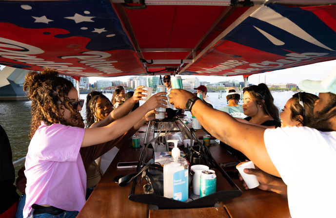 Navy Yard Private Party Paddle Boat: BYOB Plus Drinks & Snacks Sold Onboard image 9