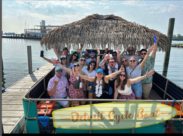 Detroit Cycle Boat: BYOB Floating Pedal Pub Party on the Detroit River image 5