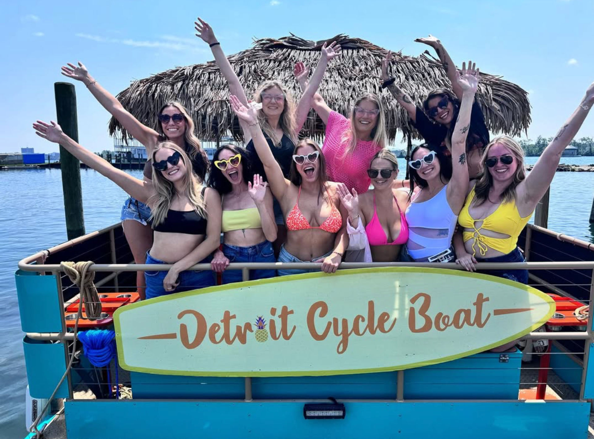 Detroit Cycle Boat: BYOB Floating Pedal Pub Party on the Detroit River image 1