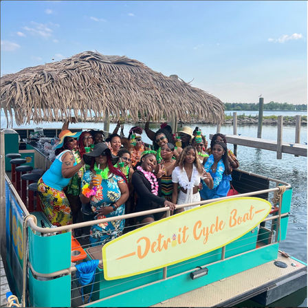 Detroit Cycle Boat: BYOB Floating Pedal Pub Party on the Detroit River image 4