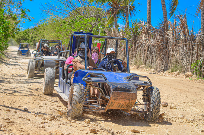 Punta Cana Buggy Tour with Off-Road Trails, Macao Beach & Jungle Cenote Swim image 6