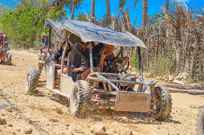 Punta Cana Buggy Tour with Off-Road Trails, Macao Beach & Jungle Cenote Swim image 11