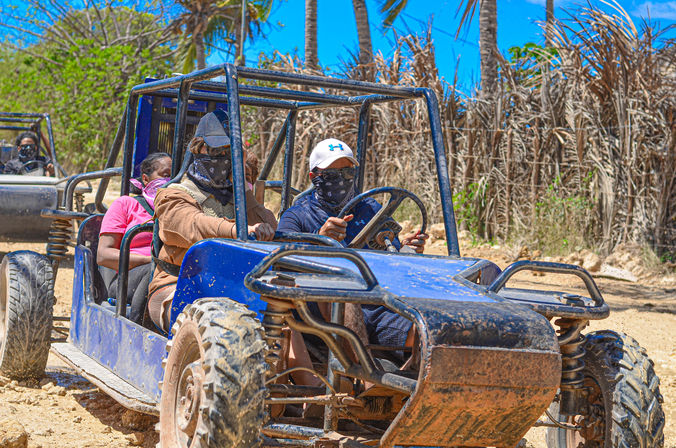 Punta Cana Buggy Tour with Off-Road Trails, Macao Beach & Jungle Cenote Swim image 14
