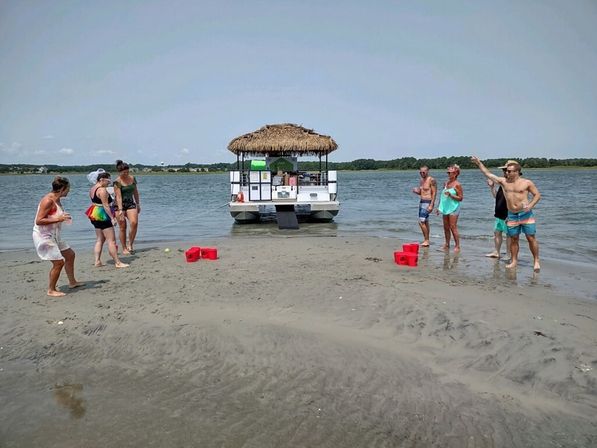 Liquid Tiki Boat Rental with Bar Service & Drinks Included image 7