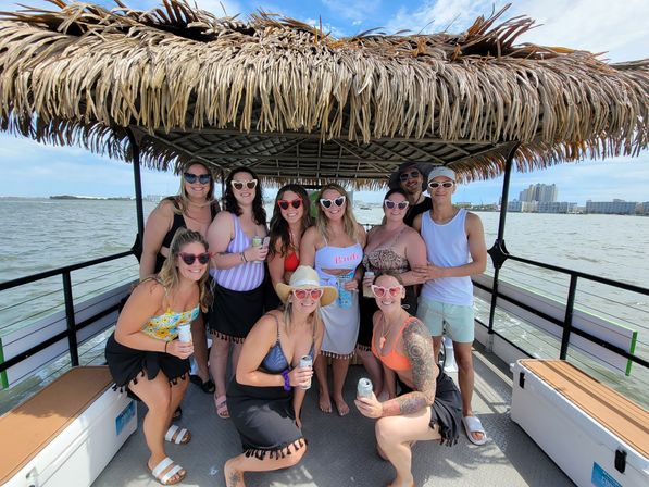 Liquid Tiki Boat Rental with Shot Ski & Bar Service image 3