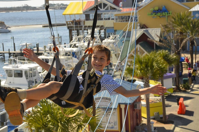 Most Beautiful Zip Line in the Emerald Coast, Free-Fall, & Rock Wall Adventures at HarborWalk Village image 8