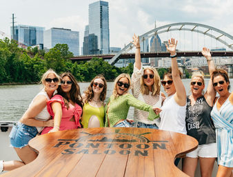 Pontoon Saloon BYOB Party Barge with All-Inclusive Beer & Seltzers Option, Private & Public Tours image 16