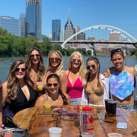 Pontoon Saloon BYOB Party Barge with All-Inclusive Beer & Seltzers Option, Private & Public Tours image 9