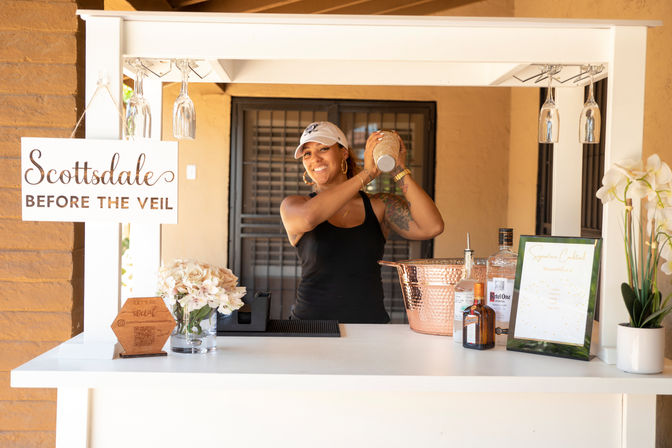 Mobile Bar Setup & Bartending Services by The Hive with Mini-Trailer & Bar Cart image 2