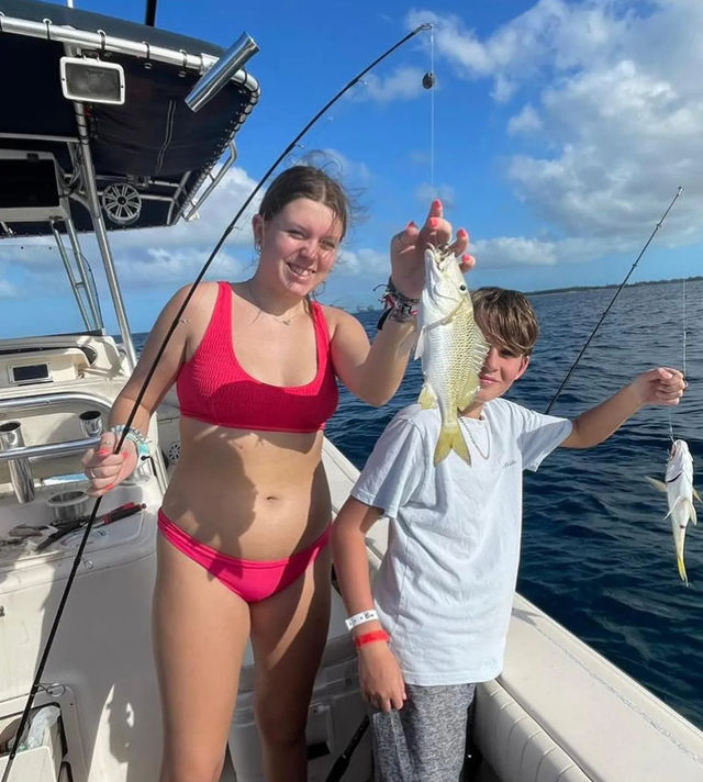 Snorkel, Sip & Fish: Private 32' Boat Adventure image 3