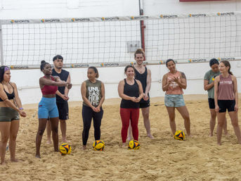 Beach Volleyball Intro Class: Indoor Sand Court Party Experience image