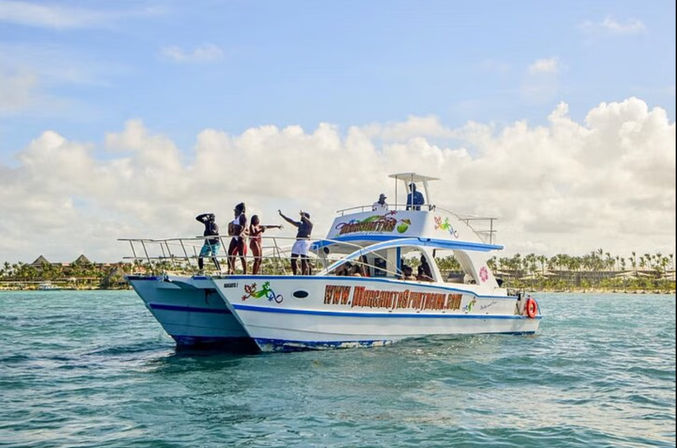 BBQ and Slide on a Private Catamaran with Unlimited Drinks image 4