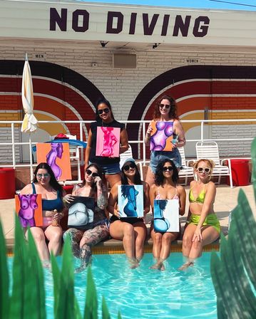 "Paint Your Noodz" Customized Paint Class image 11