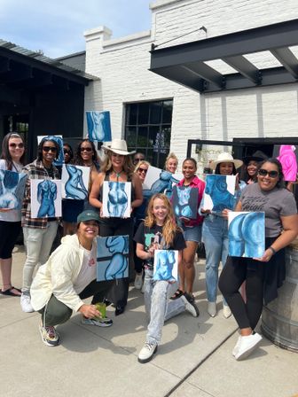 "Paint Your Noodz" Customized Paint Class image 14
