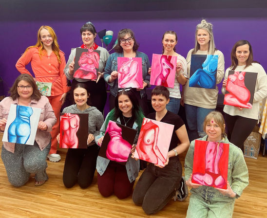 "Paint Your Noodz" Customized Paint Class image 9