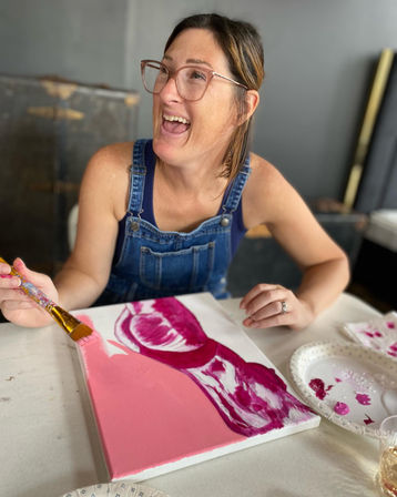 "Paint Your Noodz" Customized Paint Class image 17