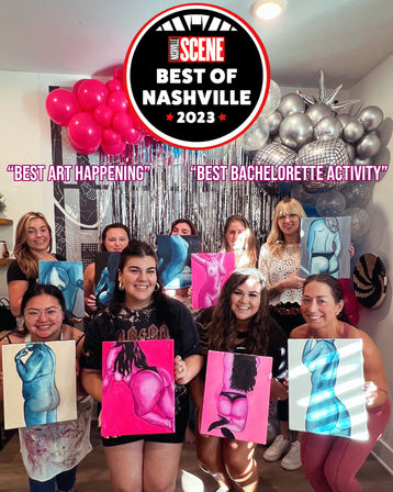 "Paint Your Noodz" Customized Paint Class image 8