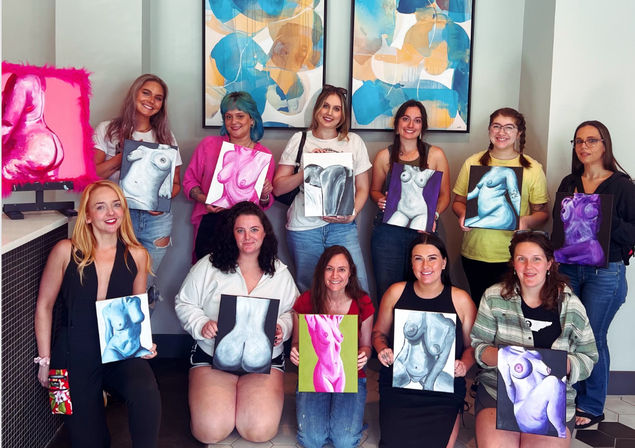 "Paint Your Noodz" Customized Paint Class image 6