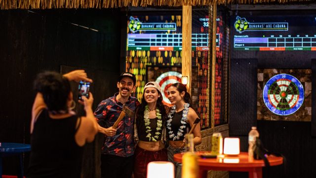 Go Bananas: Axe Throwing Party with Tiki Bar & Private Lanes at Bananas’ Axe Cabana image 3