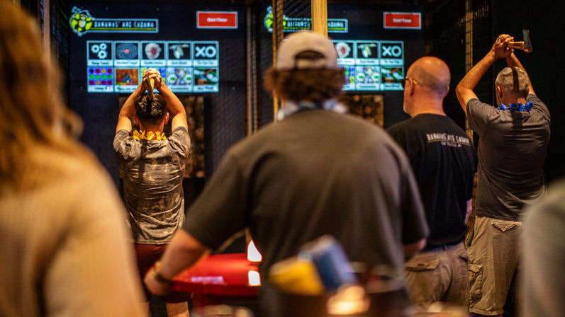 Go Bananas: Axe Throwing Party with Tiki Bar & Private Lanes at Bananas’ Axe Cabana image 5
