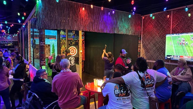 Go Bananas: Axe Throwing Party with Tiki Bar & Private Lanes at Bananas’ Axe Cabana image 15
