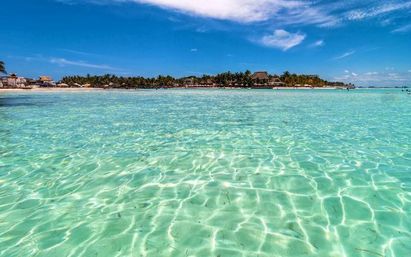 Private Catamaran Tour to Isla Mujeres: Captain, Crew, Snorkeling, Beach Club + Open Bar image 7