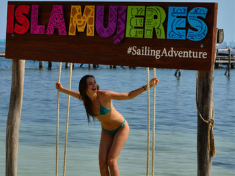 Private Catamaran Tour to Isla Mujeres: Captain, Crew, Snorkeling, Beach Club + Open Bar image 10