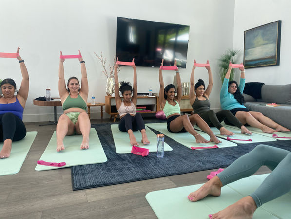 Private Pilates Party With Custom Playlist & Juice Shots image 7