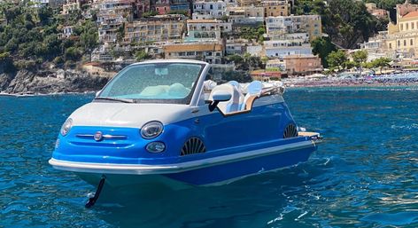 Private 16’ 2024 Fiat 500 Water Taxi/Tubing Car Boat For Up to 3 Passengers (BYOB) image 5