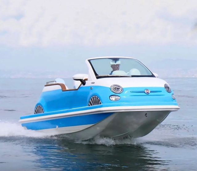Private 16’ 2024 Fiat 500 Water Taxi/Tubing Car Boat For Up to 3 Passengers (BYOB) image 2