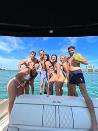 Biscayne Bay Boat Party: Affordable Sport Boat w/ Captain, Optional Tubing, Floating Party Pad, and Inflatables image 3