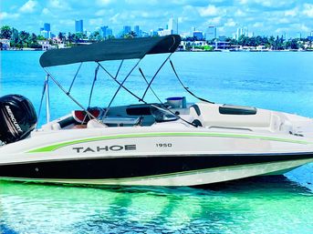 Biscayne Bay Boat Party: Affordable Sport Boat w/ Captain, Optional Tubing, Floating Party Pad, and Inflatables image 13