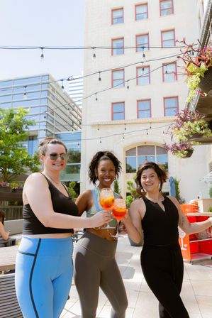 Hot Girl Yoga: Namaste then Rosè Class with Mat, Rosé & Aromatherapy Included! image 3
