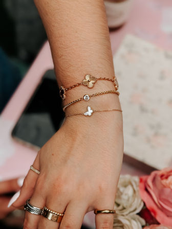 Goldie + Cy | Private Permanent Jewelry Party at Your Vacation Rental image 7