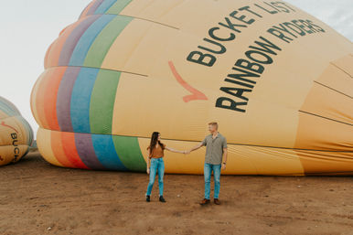 Hot Air Balloon Ride with Champagne, Stunning Views of the Sonoran Desert and Custom Banner & Photographer Add-ons image 1