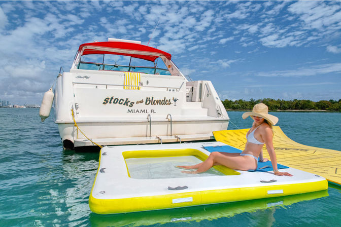 Private Iconic Yacht Party BYOB Cruise on 55’ Luxury Yacht with Captain and Stewardess image 3