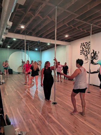 Private Pole Dance Party with Spins, Tricks & Confidence Boosting Fun image 9