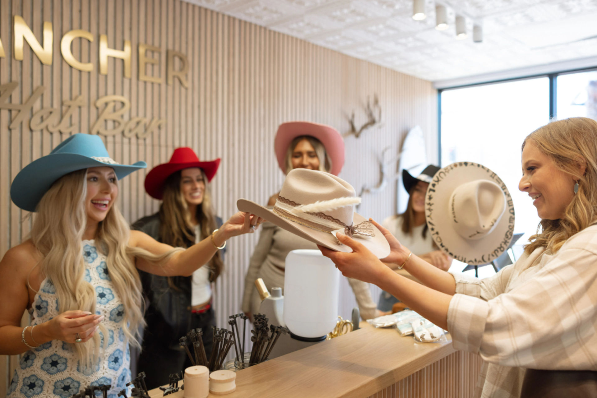 Rancher Hat Bar San Diego: Create a Custom Cowgirl Hat  image 1