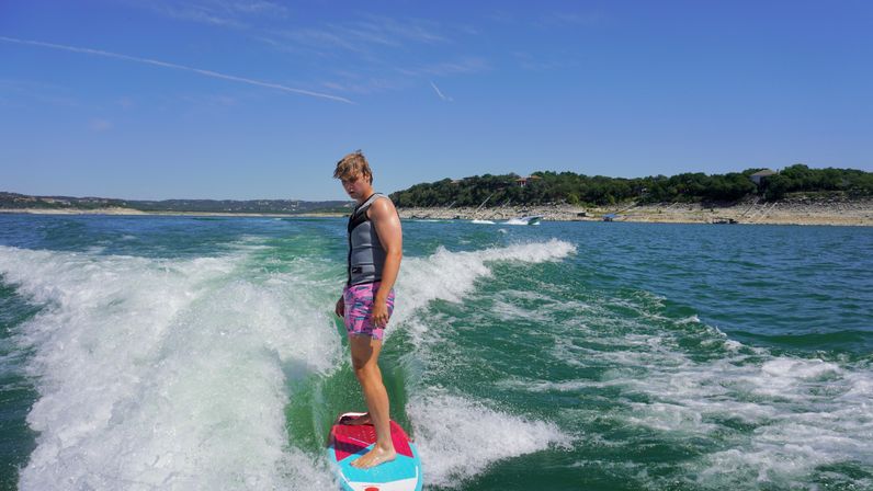 BYOB Surf Boat Charters on Lake Travis image 10