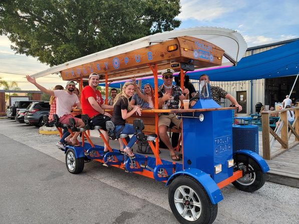 Insta-Worthy Trolley Pub Crawl in St. Pete with VIP Party Captain and Custom Bar Stops (BYOB) image 1