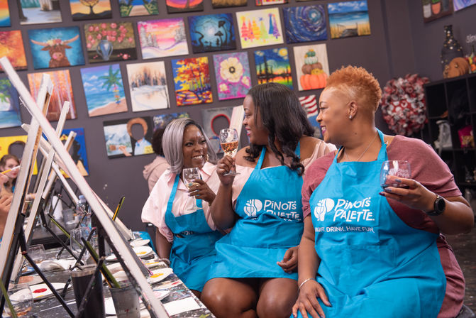 Paint & Sip Party: Awaken Your Inner Artist in a Laid-Back Atmosphere image 2