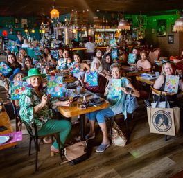 Ink & Drink Sunday Social: Zodiac Themed Paint & Sip Experience image 5