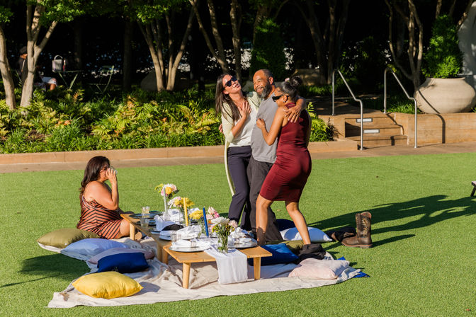 Luxurious Picnic Setup with Optional Flower Bar & Charcuterie Cart image 9