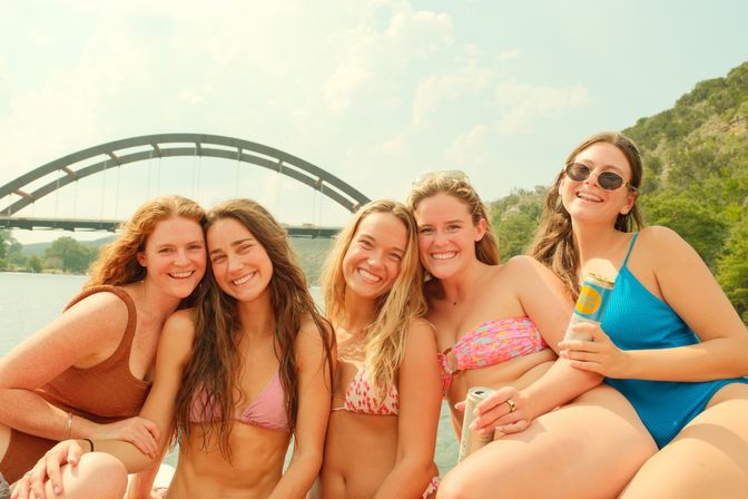 Pink Boat Austin: Wake Surfing, Sunset Cruising & Scenic Tours for Up to 12 image 9