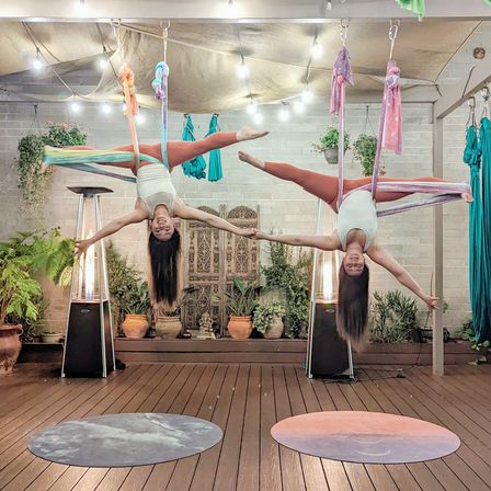 Private & Customized Aerial Flow Yoga Experience image 1
