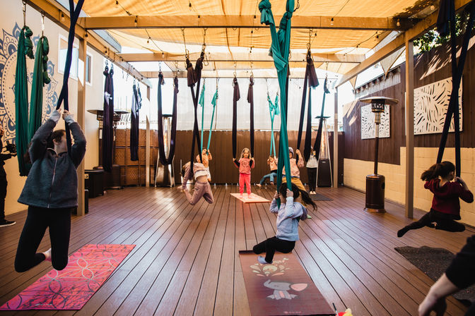 Private & Customized Aerial Flow Yoga Experience image 7