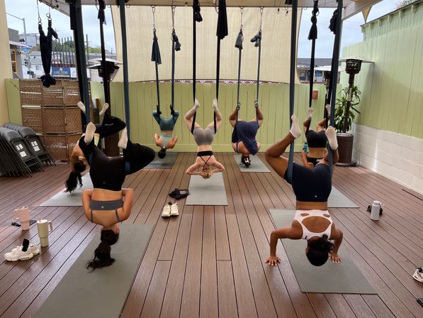 Private & Customized Aerial Flow Yoga Experience image 5