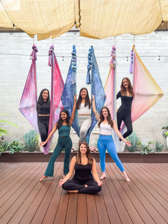 Private & Customized Aerial Flow Yoga Experience image 3